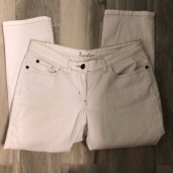 📣HP📣 Boden White Capri Jeans Size 6P - Picture 3 of 8